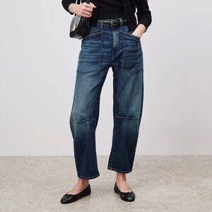 Nili Lotan Shon- Denim Barrel Jeans